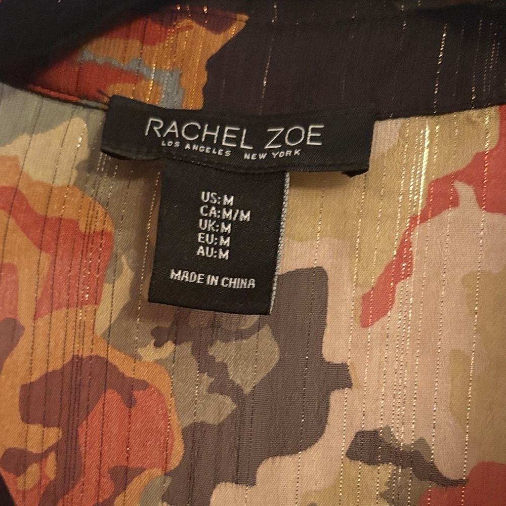 Floral Sheer Button-Up Jacket - Picture 2 of 6
